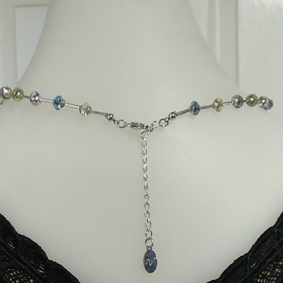 GARGANTUAN SILVER BLUE & TRANSPARENT STONS. - Picture 2 of 6